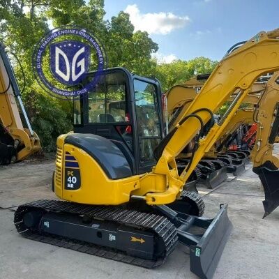 Gebraucht Japan Komatsu PC40 Mini Bagger 4 Tonnen Kleiner Hydraulischer Bagger Niedrigarbeitszeit