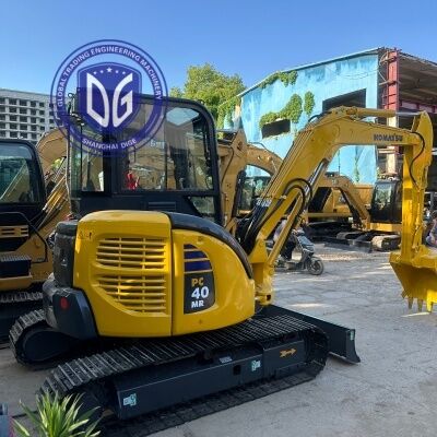 Gebraucht Japan Komatsu PC40 Mini Bagger 4 Tonnen Kleiner Hydraulischer Bagger Niedrigarbeitszeit